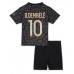 Paris Saint-Germain Ousmane Dembele #10 Replika Babykläder Tredje matchkläder barn 2023-24 Korta ärmar (+ Korta byxor)